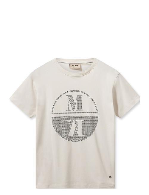 MOS MOSH Mmvicci O-Ss Stud Tee MOS MOSH Cream