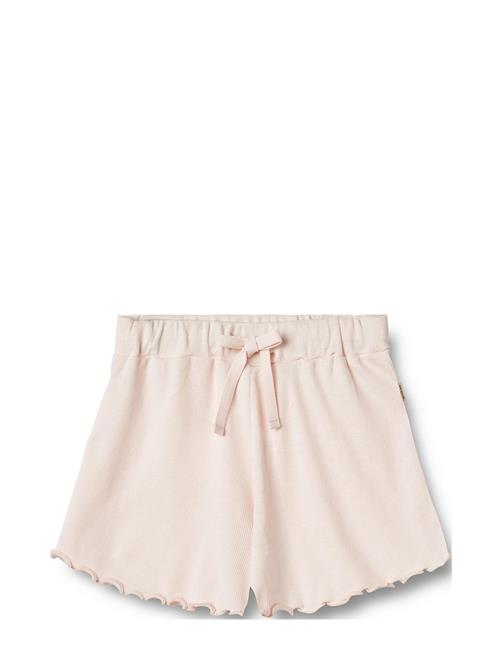 Wheat Rib Shorts Gertrud Wheat Pink