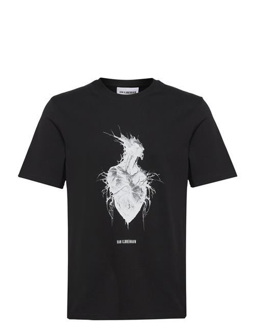 Se HAN Kjøbenhavn Heart Monster Regular Tee S/S HAN Kjøbenhavn Black ved Booztlet