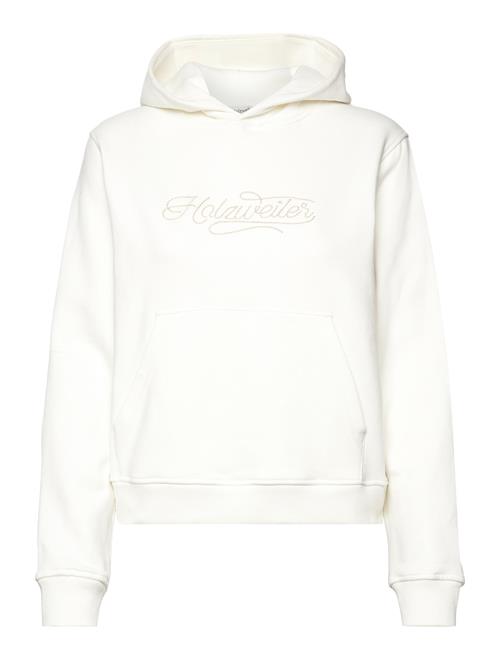 HOLZWEILER Zoe Embroidery Hoodie HOLZWEILER White