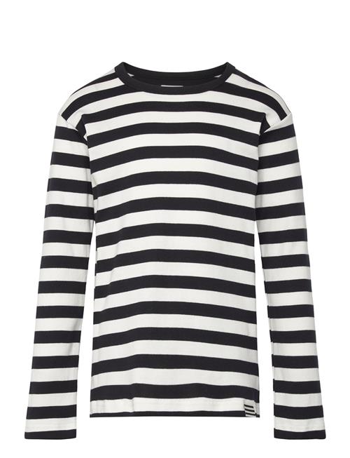 Mads Nørgaard Midi Rib Tobino Tee Ls Mads Nørgaard Patterned