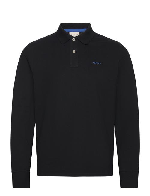 GANT Reg Contrast Pique Ls Polo GANT Black