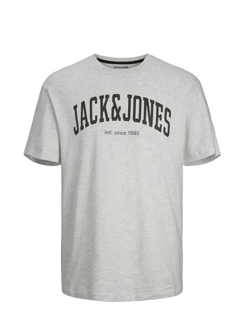 Se Jack & Jones Jjejosh Tee Ss Crew Neck Noos Jnr Jack & J S Grey ved Booztlet