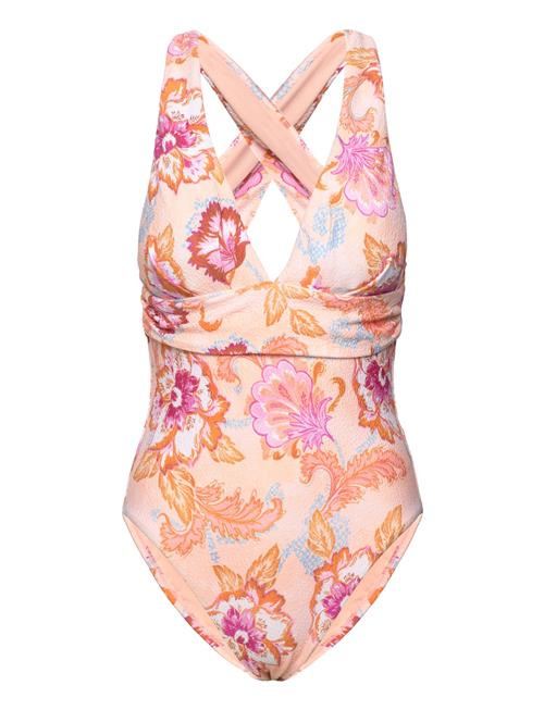 Seafolly Spring Festival Cross Back Piece Seafolly Pink