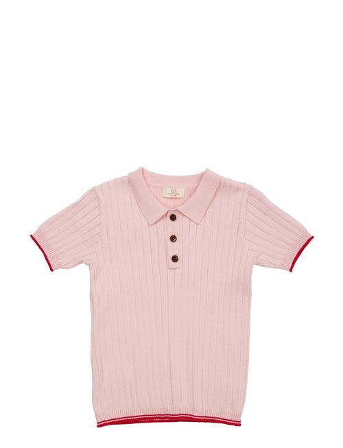 Copenhagen Colors Rib Knitted Polo Copenhagen Colors Pink