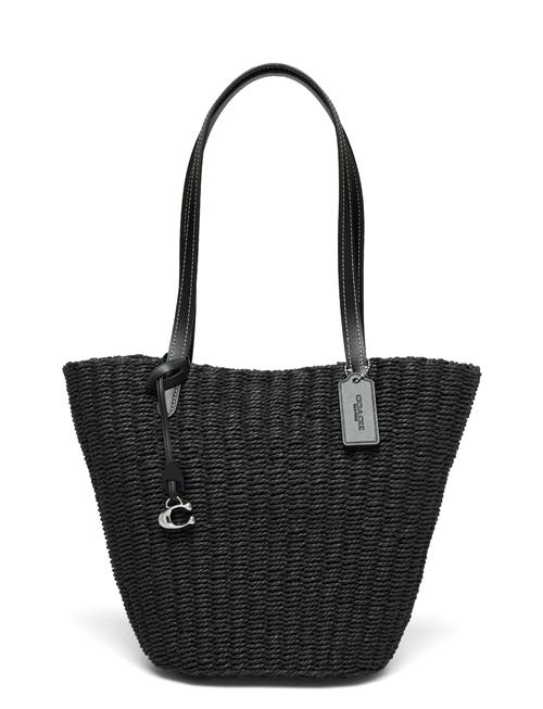 Se Coach Small Straw Tote Coach Black ved Booztlet