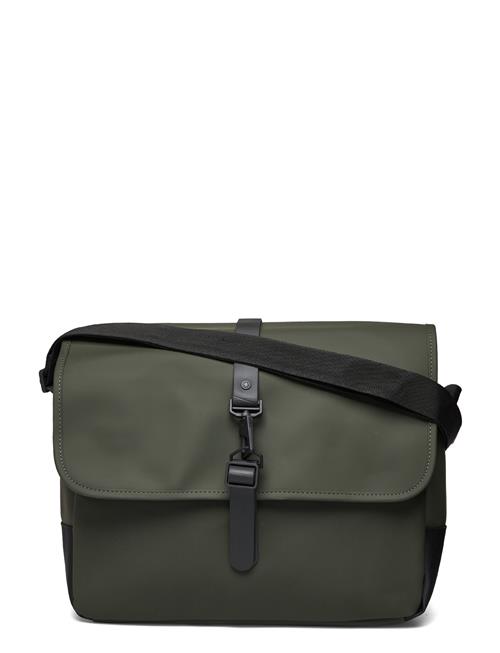 Se Rains Messenger Bag W3 Rains Green ved Booztlet