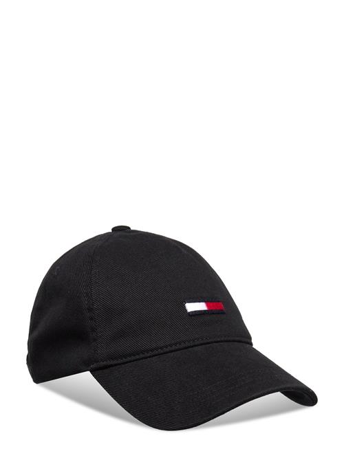 Se Tommy Hilfiger Tjm Elongated Flag Denim Cap Tommy Hilfiger Black ved Booztlet