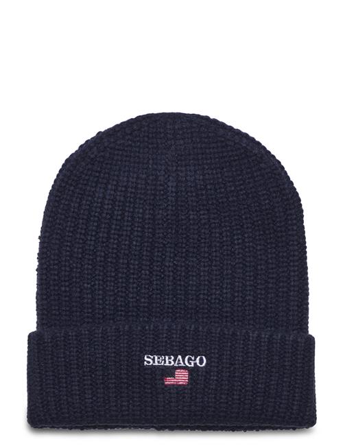 Draft Ribbed Beanie Sebago Navy