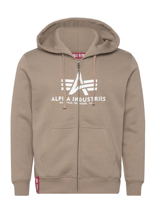 Alpha Industries Basic Zip Hoodie Alpha Industries Beige