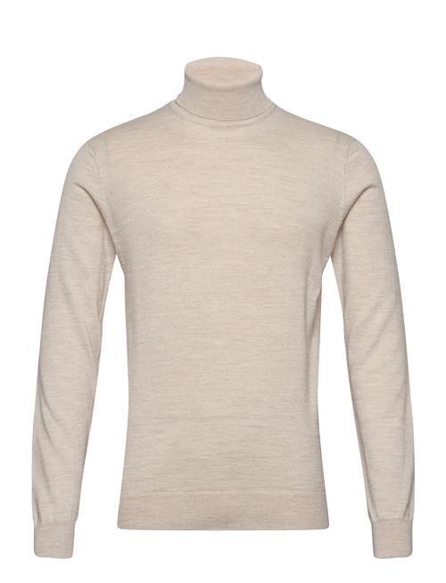 Casual Friday Cfkonrad Merino Roll Neck Knit Casual Friday Cream