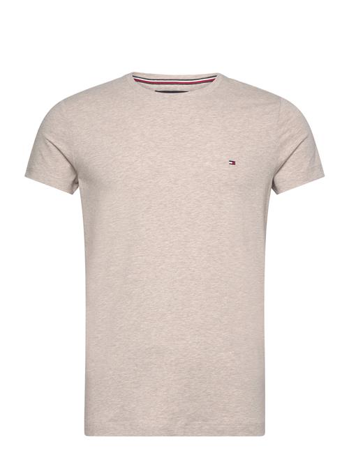 Stretch Slim Fit Tee Tommy Hilfiger Beige