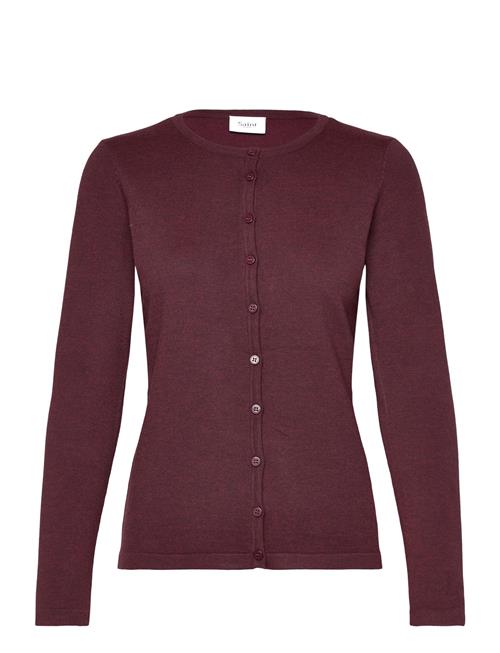 Saint Tropez A8661, Milasz R-Neck Cardigan Saint Tropez Burgundy