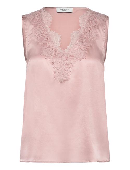 Rosemunde Jade Silk Top W/ Lace Rosemunde Pink