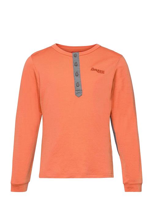 Bergans Myske Wool Youth Shirt Cantaloupe 128 Bergans Orange