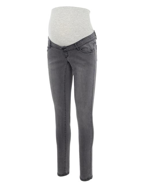 Se Mamalicious Mllola Slim Grey Jeans A. Noos Mamalicious Grey ved Booztlet