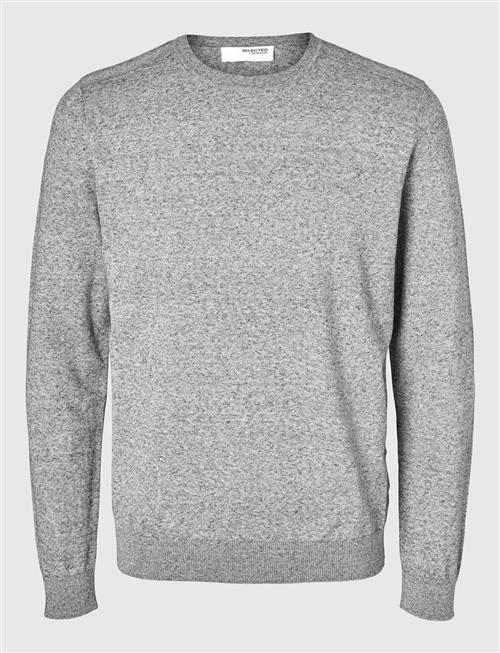 Se Selected Homme Slhberg Crew Neck Noos Selected Homme Grey ved Booztlet