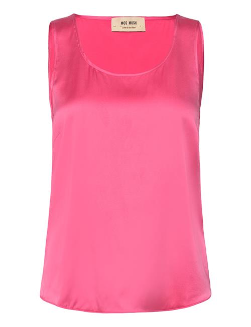 Se MOS MOSH Mmastrid Silk Tank Top MOS MOSH Pink ved Booztlet