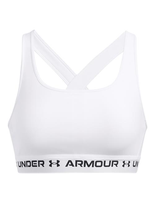 Se Under Armour Crossback Mid Bra Under Armour White ved Booztlet