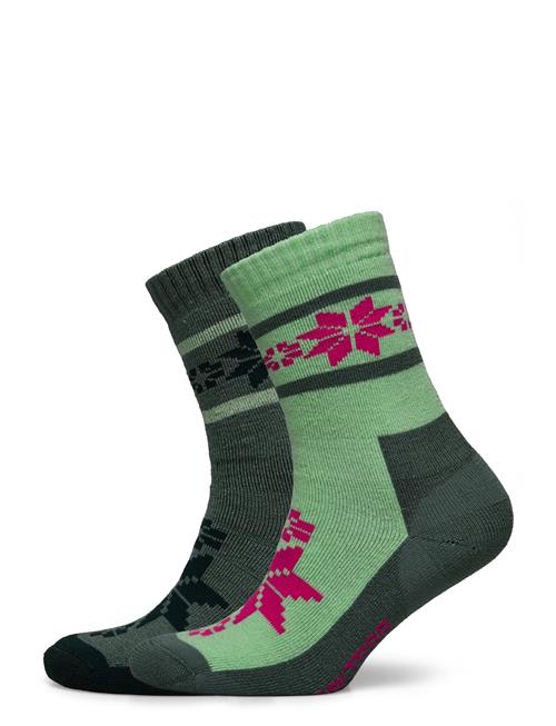 Se Kari Traa Rusa Sock 2Pk Kari Traa Green ved Booztlet