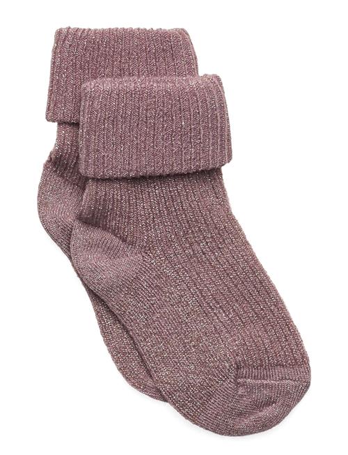 Ida Glitter Socks Mp Denmark Purple