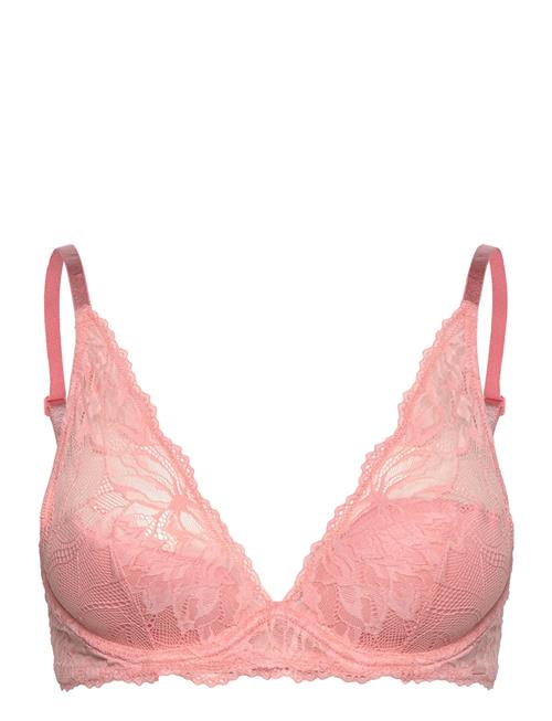 Se Calvin Klein Lightly Lined Plunge Calvin Klein Pink ved Booztlet