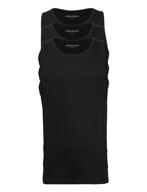 Dp Tanktop 3 Pack Denim Project Black