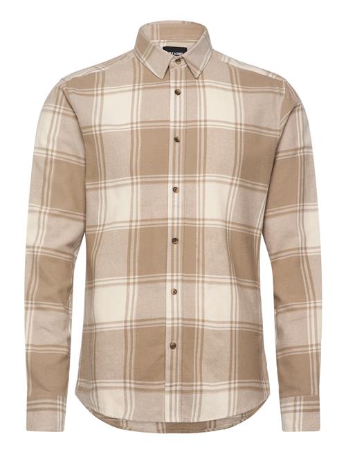 ONLY & SONS Onsgudmund Ls Checked Shirt ONLY & SONS Beige