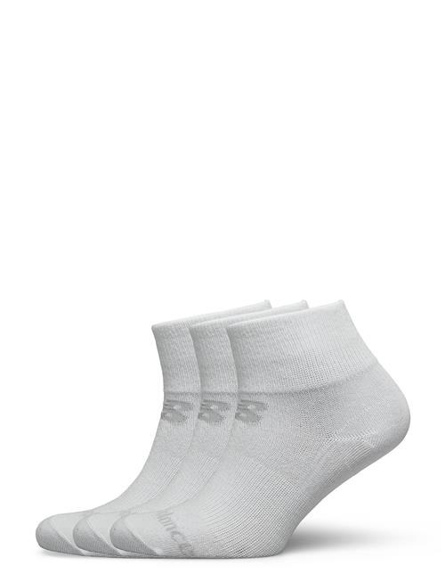 Se New Balance Performance Cotton Flat Knit Ankle Socks 3 Pack New Balance White ved Booztlet