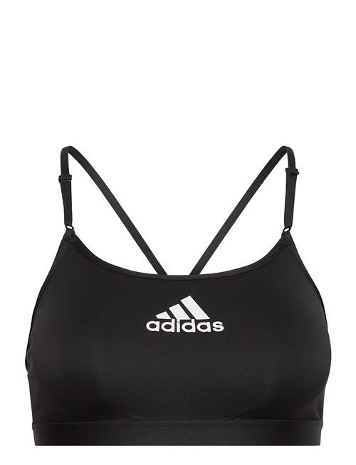 Se Aeroreact Training Light-Support Bra Adidas Performance Black ved Booztlet