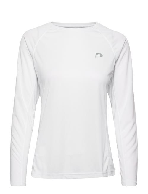 Se Newline Women Core Running T-Shirt L/S Newline White ved Booztlet