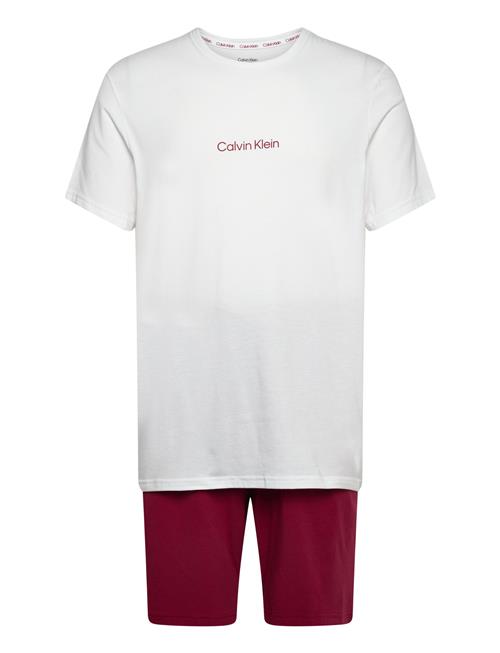 Calvin Klein S/S Short Set Calvin Klein Burgundy