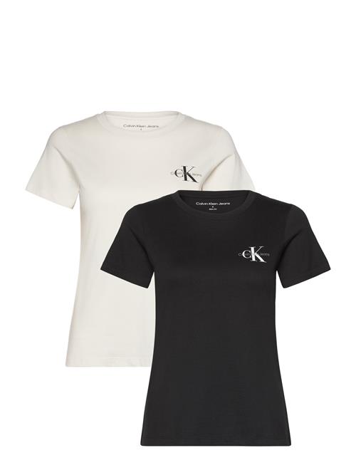 Calvin Klein Jeans 2-Pack Monologo Slim Tee Calvin Klein Jeans Black