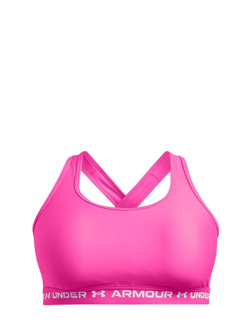 Se Under Armour Crossback Mid Bra& Under Armour Pink ved Booztlet