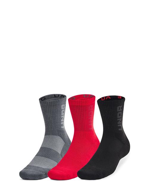 Se Under Armour Ua 3-Maker 3Pk Mid-Crew Under Armour Patterned ved Booztlet