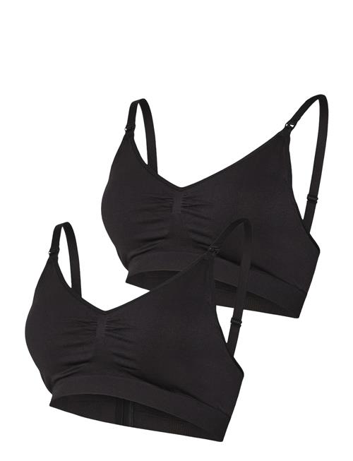 Mamalicious Mlilja Feed Me Bra 2F 2-P A. Mamalicious Black