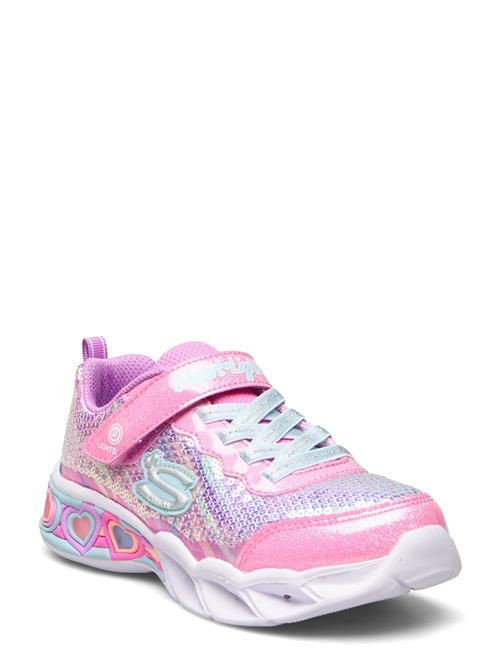 Skechers Girls Sweetheart Lights - Lets Shine Skechers Pink