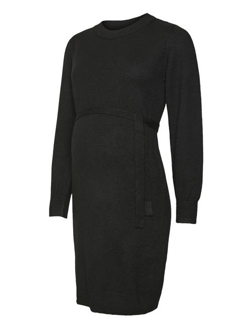 Mamalicious Mlnewanne L/S Abk Knit Dress A. Noos Mamalicious Black