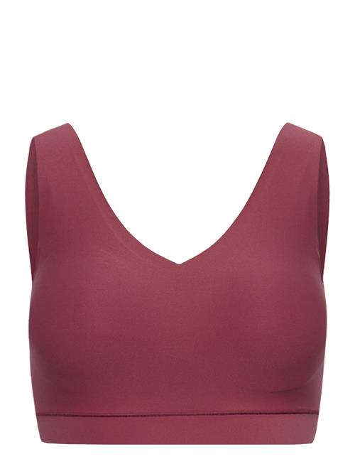 CHANTELLE Soft Stretch V-Neck Padded Top CHANTELLE Pink