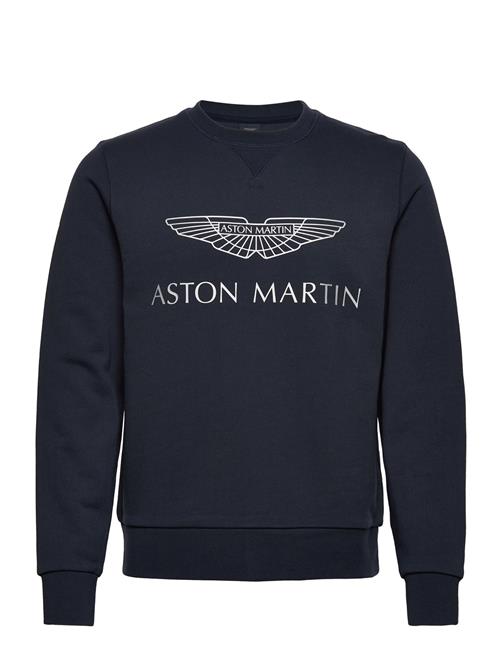 Se Hackett London Amr Logo Crew Hackett London Navy ved Booztlet