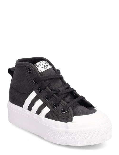 adidas Originals Nizza Platform Mid Shoes Adidas Originals Black