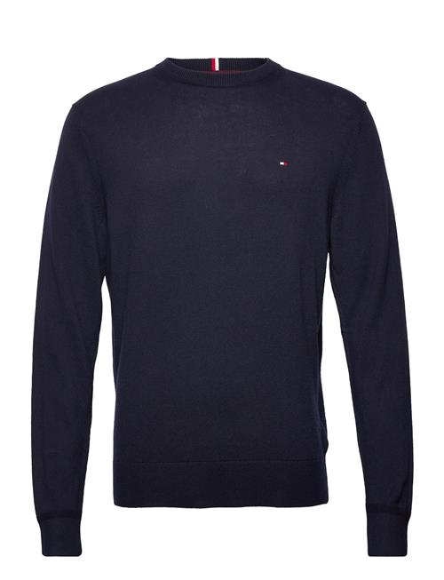 Se Tommy Hilfiger Pima Org Ctn Cashmere Crew Neck Tommy Hilfiger Navy ved Booztlet