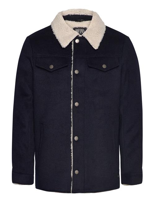 Jofama Harvey Wool Trucker Jacket Jofama Navy