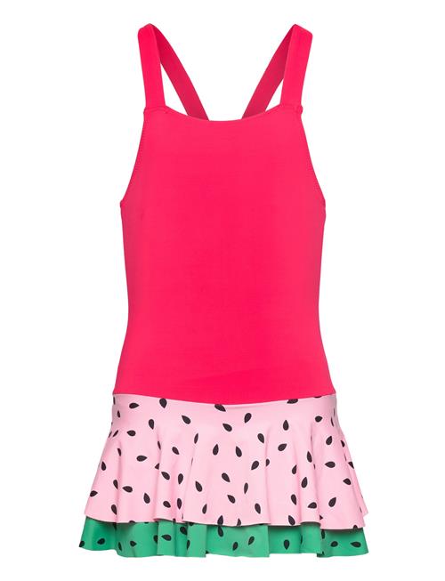 Lindex Swimsuit Sg Melon With Flounce Lindex Pink