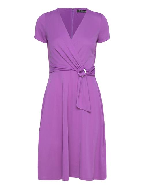 Lauren Ralph Lauren Str Matte Jersey-Dress Lauren Ralph Lauren Purple