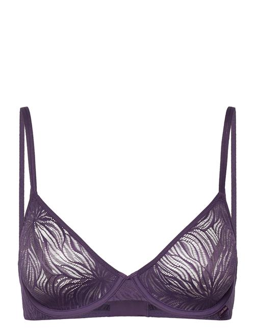 Se Calvin Klein Unlined Demi Calvin Klein Purple ved Booztlet