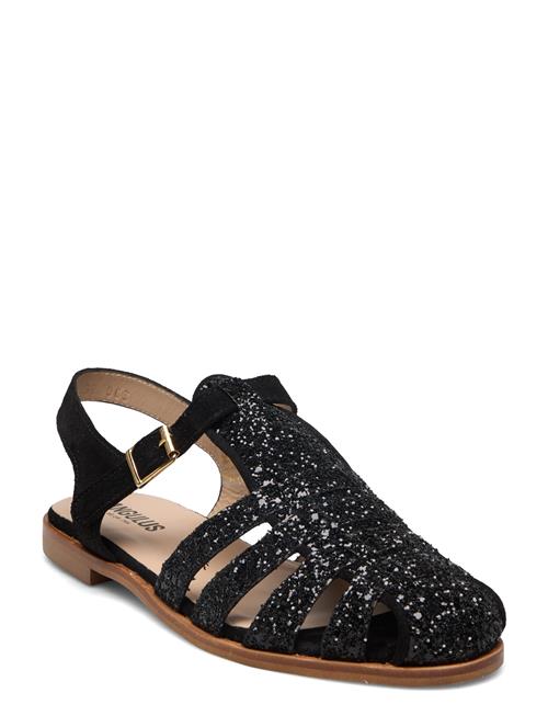 Sandals - Flat - Closed Toe - Op ANGULUS Black