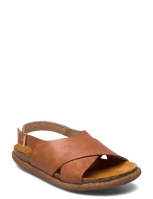 Se ANGULUS Sandals - Flat - Open Toe - Op ANGULUS Brown ved Booztlet