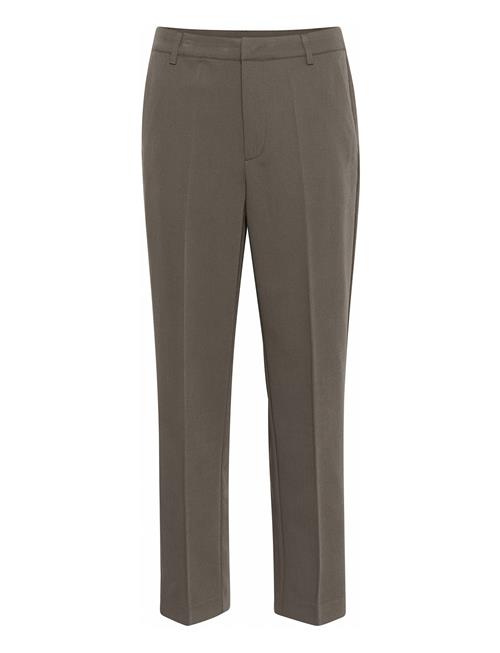 Se Kasakura Zipper Pants Kaffe Brown ved Booztlet