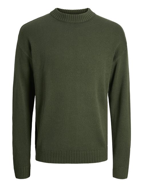 Se Jack & Jones Jjejack Knit Crew Neck Sn Jack & J S Khaki ved Booztlet